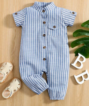 Load image into Gallery viewer, Striped Pant Jumpsuit