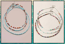 Load image into Gallery viewer, 3 beaded necklace set