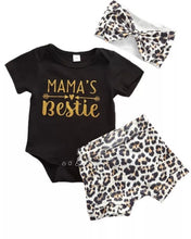 Load image into Gallery viewer, Mama’s bestie bummies outfit