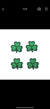 Load image into Gallery viewer, Shamrock earrings