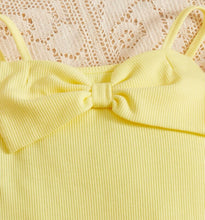 Load image into Gallery viewer, Ribbed bow bodysuits