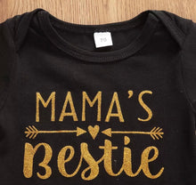 Load image into Gallery viewer, Mama’s bestie bummies outfit
