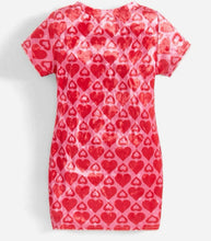 Load image into Gallery viewer, Hearts Velvet dress