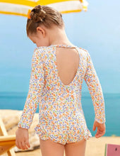 Load image into Gallery viewer, Spring Flower long sleeve skirt one piece