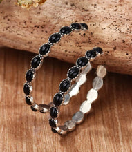 Load image into Gallery viewer, Stone hoops