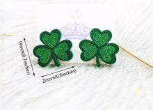 Load image into Gallery viewer, Shamrock earrings