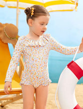 Load image into Gallery viewer, Spring Flower long sleeve skirt one piece